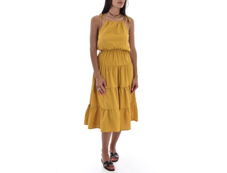 Vestido GOLDENIM PARIS Algodão Mulher (S - Amarelo)