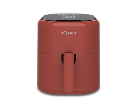 TOGNANA PORCELLANE D2Dfa01Irro Fritadeira Simples 4 5 L 1400 W Fritadeira Ar Quente Vermelho