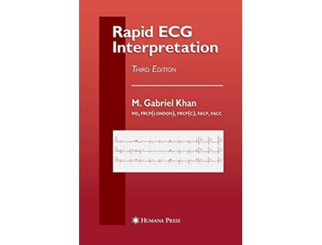 Livro Rapid ECG Interpretation de M Gabriel Khan (Inglês)