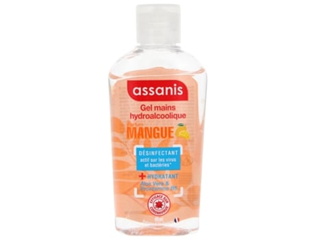 Gel Hidroalcoólico para as Mãos 80 Ml Cheiro: Manga ASSANIS