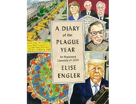 Livro Diary of the Plague Year de Elise Engler (Inglês - Capa Dura)