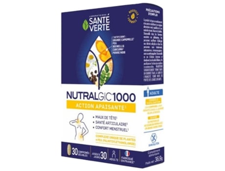 SANTÉ VERTE Nutralgic 1000 30 Comprimidos