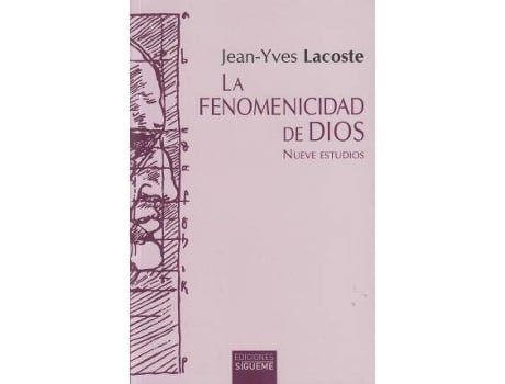 Livro La Fenomenicidad De Dios de Jean-Yves Lacoste (Espanhol)