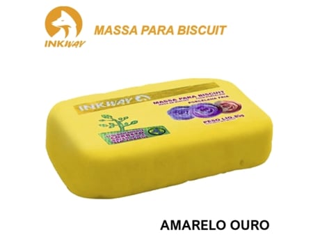 Massa Biscuit INKWAY Amarelo Ouro 85Gr