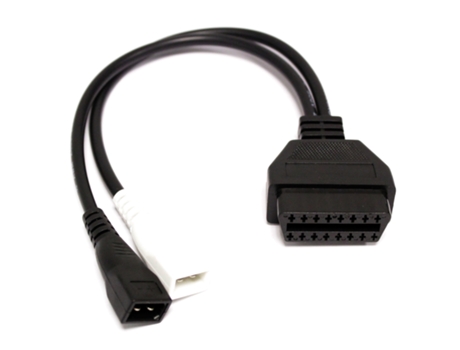 Obd Pinos Duplo Macho Preto Cabo De Diagn Stico Compat Vel Com Audi