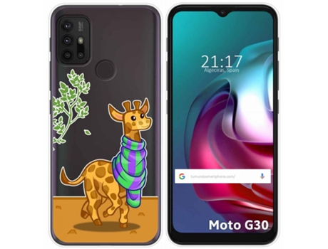 Capa Motorola Moto G10 / G30 TUMUNDOSMARTPHONE Desenhos Transparente Multicor