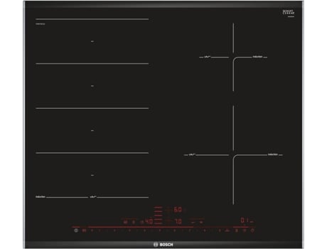 Placa de Indução BOSCH PXE675DC1E (Elétrica - 56 cm - Preto)