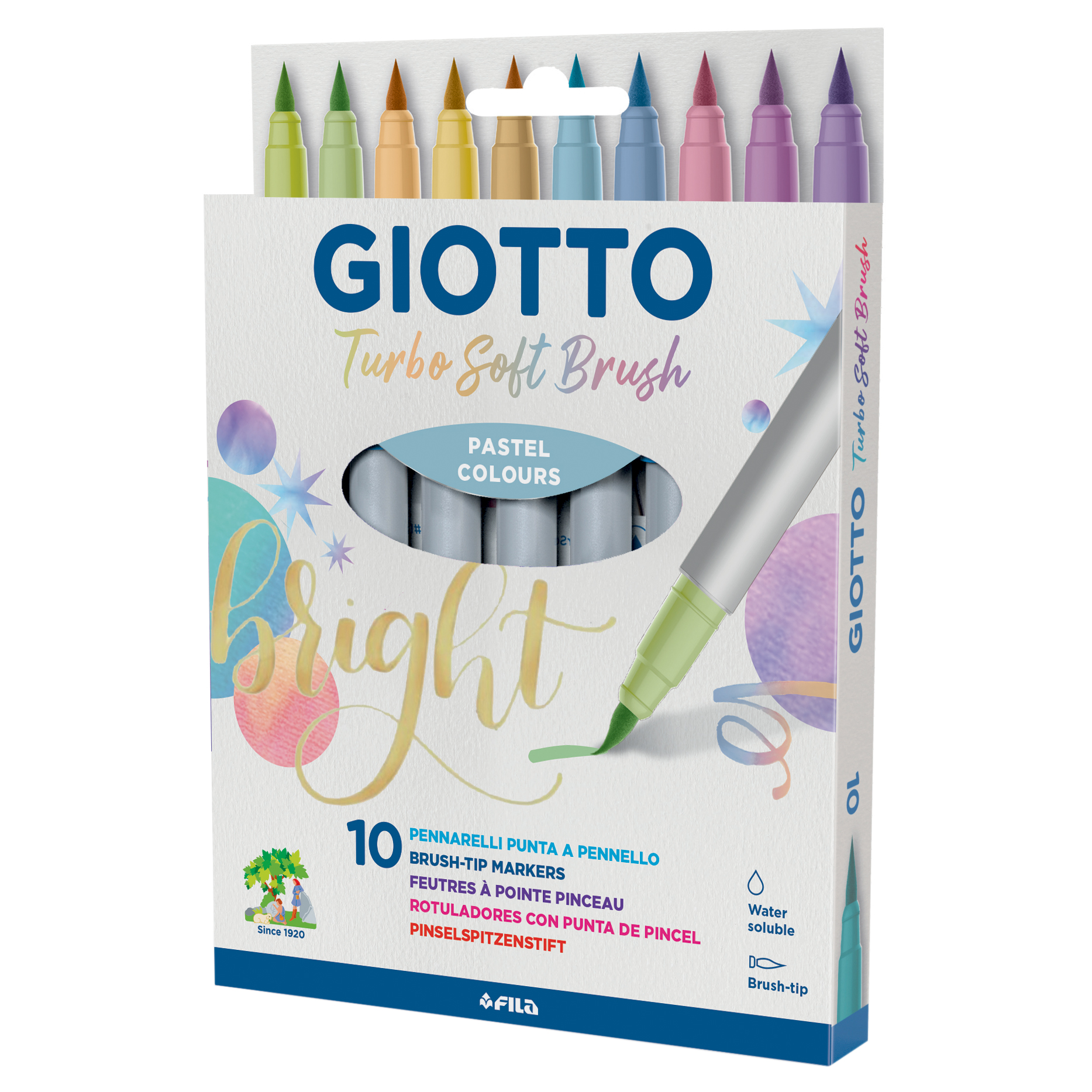 Giotto TURBO SOFT BRUSH PAST 10pz 426900 : : Casa e cucina