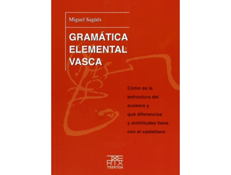 Livro Gramática Elemental Vasca de Miguel Sagues Subijana (Espanhol)