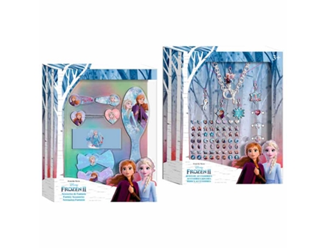 Comprar Caixa 14 acessórios cabelo Frozen II de Kidseuroswan