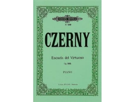 Livro Escuela Del Virtuoso Op.365:60 Estudios de Karl Czerny (Espanhol)