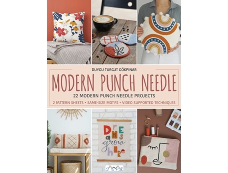 Livro Modern Punch Needle de Duygu Turgut (Inglês)