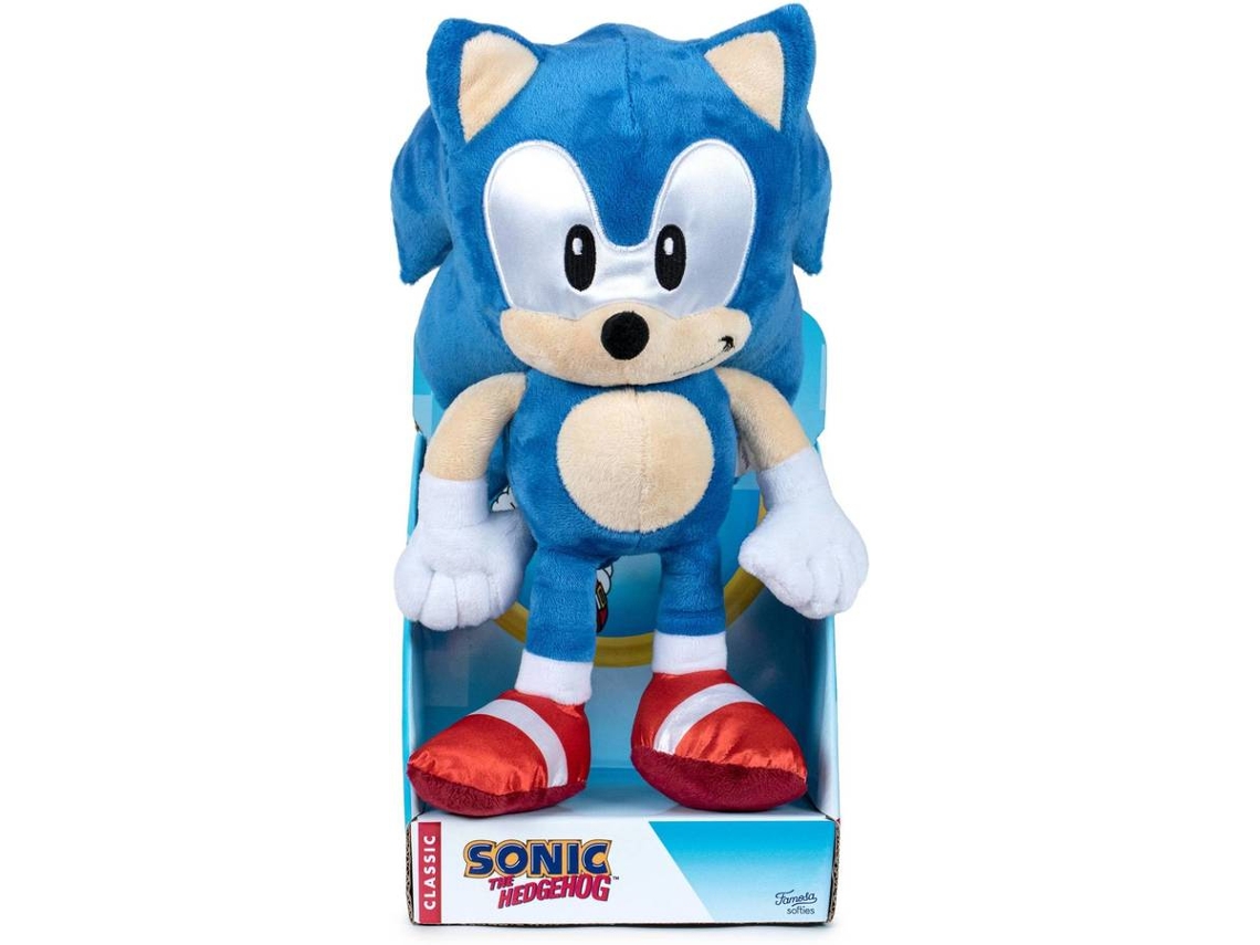 Pelucia Sonic Classico Sonic The Hedgehog Boneco 30cm