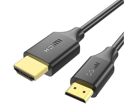 Adaptador QGEEM AV19 (HDMI - 1.8 m - Preto)