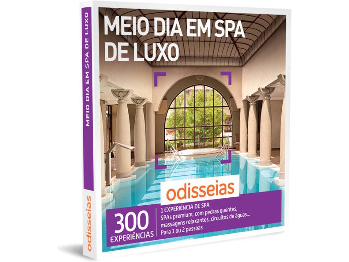 Pack Presente Odisseias Meio Dia Em Spa De Luxo Experiência Em Spa De Luxo 2 Pessoas 2684