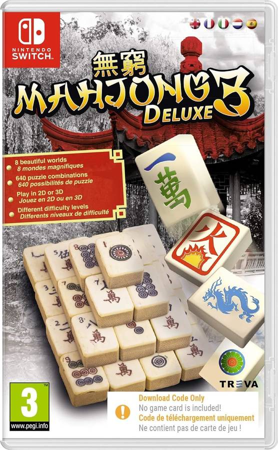 Jogo Nintendo Switch Mahjong Deluxe 3 (Código de Descarga na Caixa)