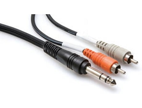 Cabo de Áudio HOSA TECHNOLOGY (Jack 6.3mm - RCA - 2 m - Multicor)