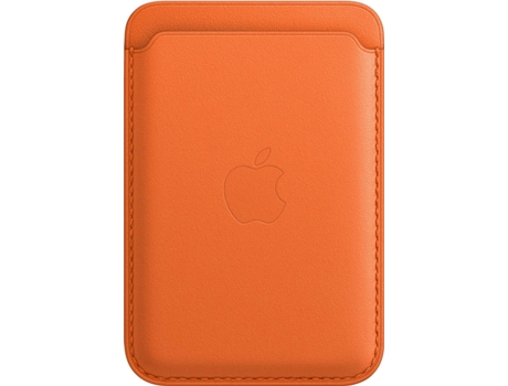 Carteira em Pele com Magsafe para iPhone APPLE Orange