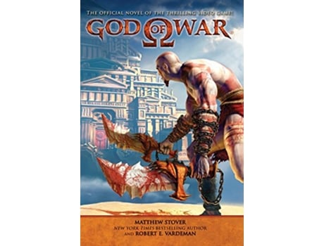 Livro God of War de Matthew Stover e Robert E Vardeman (Inglês)