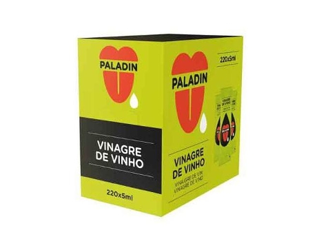 Vinagre Paladin com 220 Saquetas 5 ml