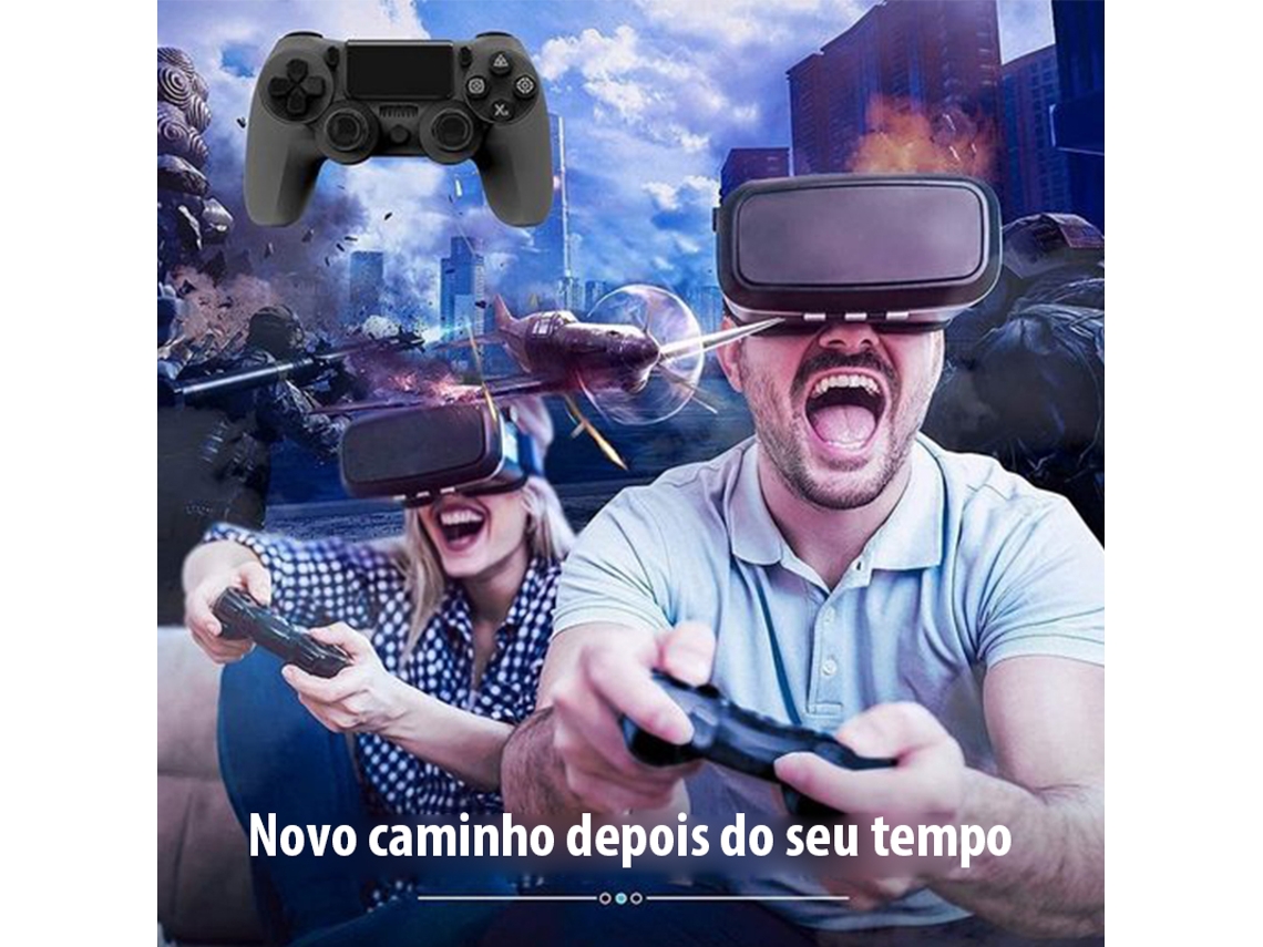 Comando PS4 KINSI Kinsi Dualshock (Wireless - Preto)