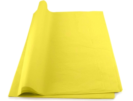 Papel Seda WEROLA (Amarelo Claro - 50 x 70 cm 26 Unidades)