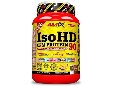 Proteína AMIX PRO Iso Hd Cfm 90 Fórmula De Aislada De Suero Recuperador Muscular, Muy Baja Enasas Y Azúcares (800 Gr - Chocolate)