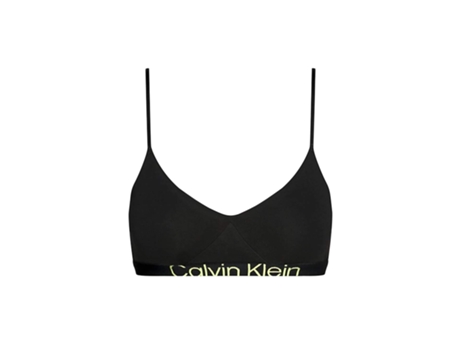 Soutien de Mulher CALVIN KLEIN Gorge Ficelle Future Algodão Preto (L)