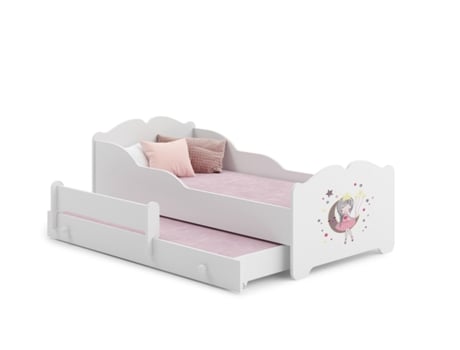 Cama dupla 160 x 80 com colchões e estrados incluídos Kobi Anna Sleeping Princess