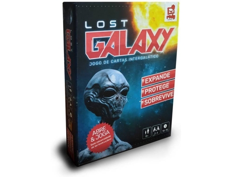 Jogo de Tabuleiro  Lost Galaxy: Jogo de Cartas Intergalático (Português - Idade Mínima: 8)