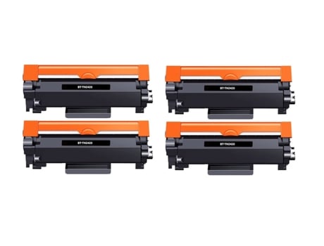 Toner Compatível WEBSHOP24 P/ Brother Tn2420 Preto Pack 4