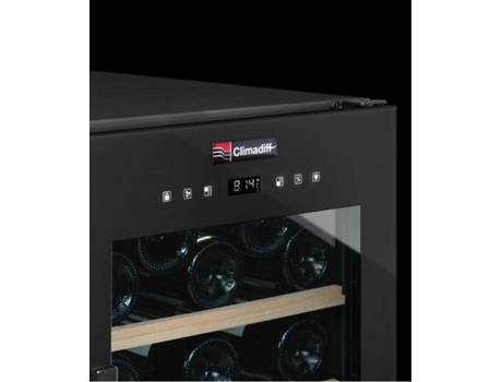 Cave de  Vinho Climadiff CD41B1  41 garrafas  Duas temperaturas  40 x 54 x 85.5 cm (LxPxA)