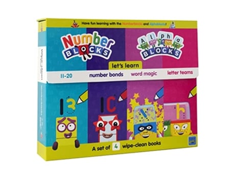 Livro Numberblocks and Alphablocks Lets Learn Numbers and Letters Set de Sweet Cherry Publishing (Inglês - Capa Dura)