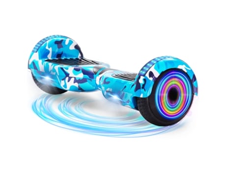 Hoverboard Skate Elétrico Flash 6,5 Polegadas com Bluetooth