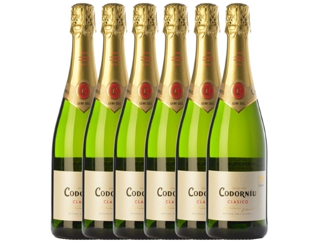 Espumante CODORNÍU Codorníu Clásico Semi Sec Cava (0.75 L - 6 unidades)