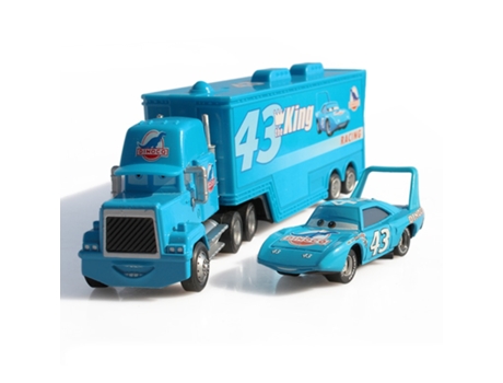 Caminhão Guindaste com Fricção - TruckCar Luz e Som - Azul - 25cm