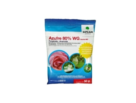 SIPCAM JARDÍN Fungicida Acaricida Azufre 80% Wg 50 Gr