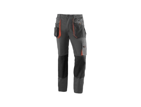 Pantalon Multibolsillos Top Range Gris / Naranja