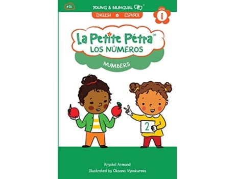 Livro Los Números Numbers La Petite Pétra SpanishEnglish Spanish Edition de Krystel Armand Kanzki (Espanhol)