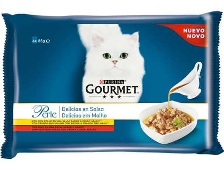 Rações para Gatos  (4 Un - 85g - Adulto - Sabor: Carne)