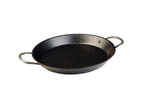 Panela de Paella Indução Anti-Aderente WECOOK (30cm - Aluminio Prensado - Preto)