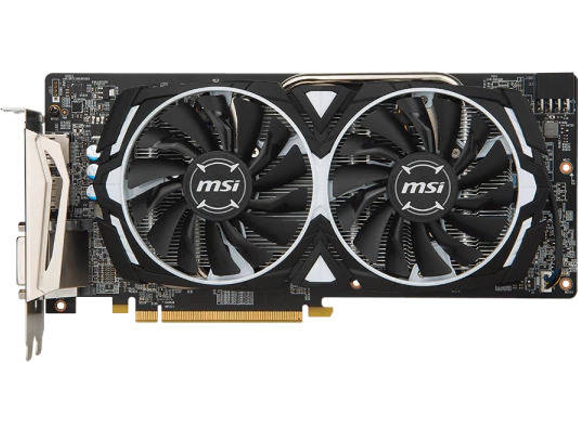 Placa Gr fica MSI Radeon RX 580 Armor OC AMD 4 GB DDR5 Worten.pt