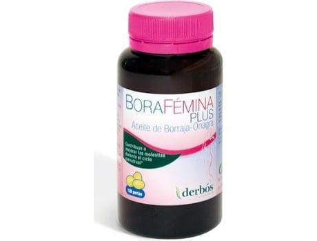 Suplemento Alimentar DERBÓS Borafemina Plus (120 pérolas)