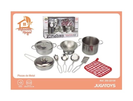 Utensílio  de Cozinha de Metal (12 Pcs - 35 x 21 x 12 cm)