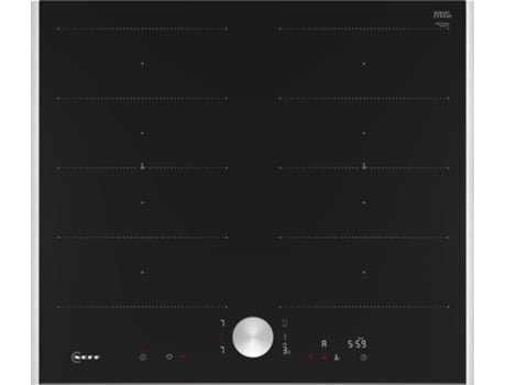 N 90 Preto Embutido 60 Cm Placa com Zona de Indução 4 Zonas NEFF