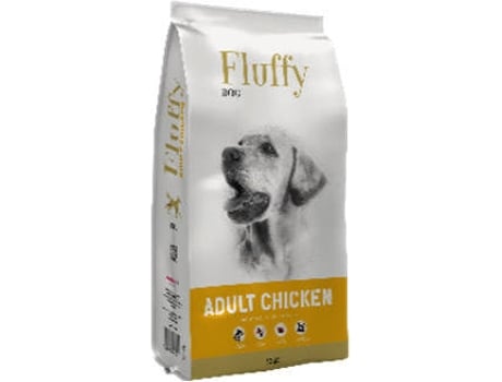 Ração para Cães FLUFFY (15 Kg - Seca - Adulto - Sabor: Frango)