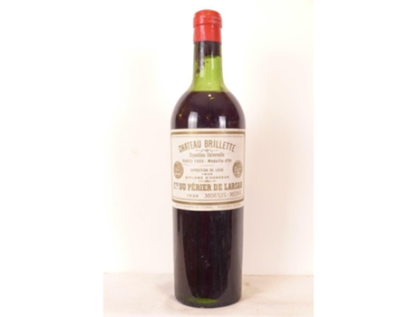 Vinho Tinto CHÂTEAU BRILLETTE 1939 (75 cl - 1 unidade)