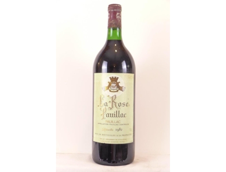 Vinho Tinto LA ROSE PAUILLAC 1982 (150 cl - 1 unidade)