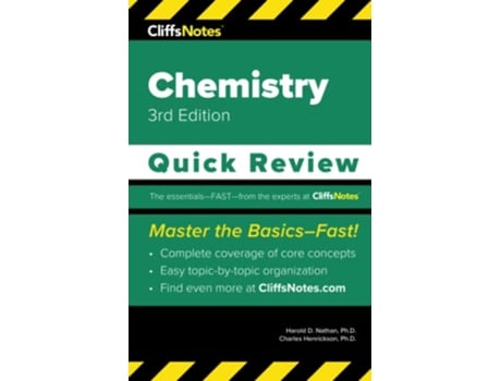 Livro CliffsNotes Chemistry Quick Review de Harold D Nathan Phd, Charles Henrickson Phd et al. (Inglês)