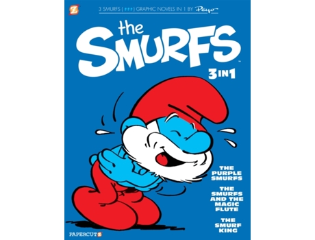 Livro Smurfs 3-in-1 1 de Peyo (Inglês)